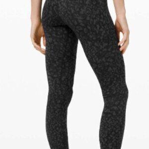 Lululemon Align Pant 28" Wild Thing Camo Deep Coal Multi